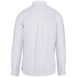 Chemise coton twill H | Chemise publicitaire Washed White 4