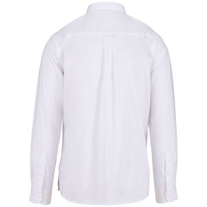 Chemise coton twill H | Chemise publicitaire Washed White 9