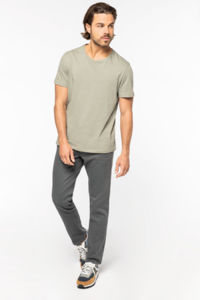 Chino French Terry H | Chino publicitaire Washed Wet Sand 5
