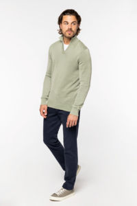 Chino French Terry H | Chino publicitaire Washed Wet Sand 7