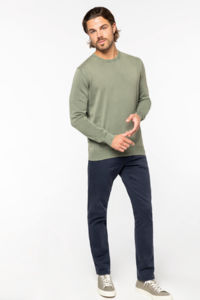 Chino French Terry H | Chino publicitaire Washed Wet Sand 8