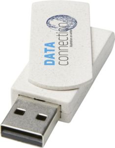 Clé USB Rotate | Clé USB publicitaire Beige 1