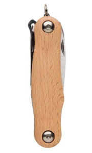 Couteau poche Wood | Couteau de poche publicitaire Brown 1