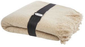 Couverture rPET Ivy | Couverture personnalisable Beige