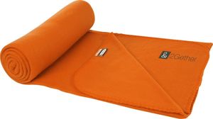 Couverture rPET Willow | Couverture publicitaire Orange 1