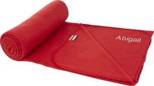 Couverture rPET Willow | Couverture publicitaire Rouge 3