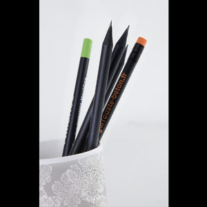 Crayon bois noir | Crayon à papier personnalisé 1