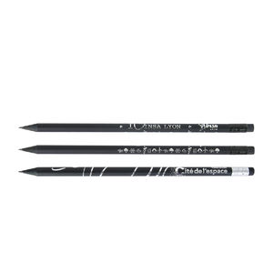Crayon bois noir | Crayon à papier personnalisé 21