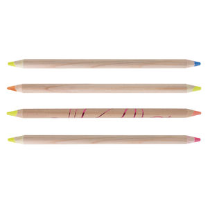 Crayon bi-couleurs | Crayon surligneur publicitaire