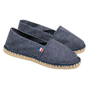 Espadrilles unisexe | Espadrilles publicitaires Natural Navy Stripe 7