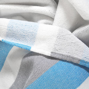 Fouta Elmar | Fouta publicitaire Bleu Blanc 2