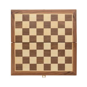 Jeu d'échecs pliable en bois | Jeu publicitaire Brown 4