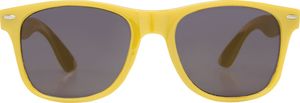 Lunettes recyclées Sun Ray | Lunettes de soleil publicitaires Jaune 2