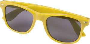 Lunettes recyclées Sun Ray | Lunettes de soleil publicitaires Jaune 3