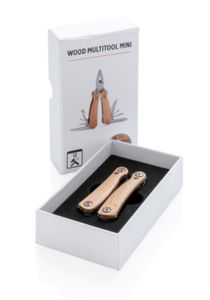 Mini-outil Wood | Outil publicitaire Brown 10