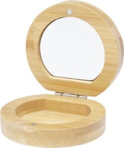 Miroir poche Afrodit | Miroir de poche publicitaire Naturel