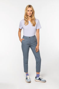 Pantalon chino F | Pantalon chino personnalisé Almond green