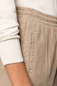 Pantalon décontracté F | Pantalon publicitaire Washed Organic Khaki 2