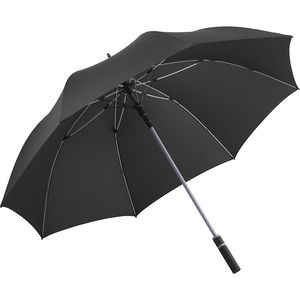 Parapluie golf écoconçu | Parapluie golf personnalisé Noir Gris
