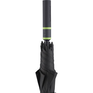 Parapluie golf écoconçu | Parapluie golf personnalisé Noir Lime 4