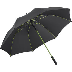 Parapluie golf écoconçu | Parapluie golf personnalisé Noir Lime 5