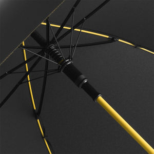 Parapluie perso écoconçu | Parapluie personnalisé Noir Jaune 1