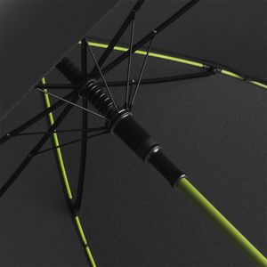 Parapluie perso écoconçu | Parapluie personnalisé Noir Lime 1