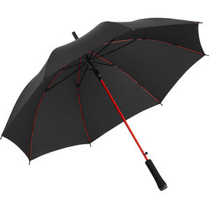 Parapluie perso écoconçu | Parapluie personnalisé Noir Rouge