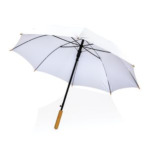 Parapluie rPTET bambou | Parapluie personnalisé White 3