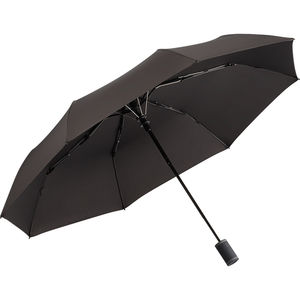 Parapluie poche rPET | Parapluie de poche personnalisé Noir Gris