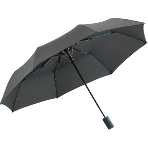 Parapluie poche rPET | Parapluie de poche personnalisé Noir Pétrole 2