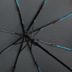 Parapluie poche rPET | Parapluie de poche personnalisé Noir Pétrole 3