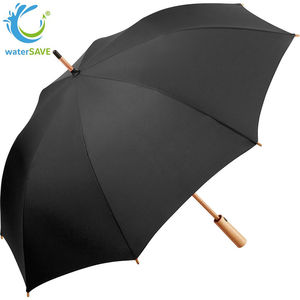 Parapluie recyclé | Parapluie publicitaire Noir 3