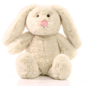 Peluche lapin rPET | Peluche publicitaire Crème