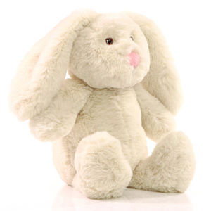 Peluche lapin rPET | Peluche publicitaire Crème 2