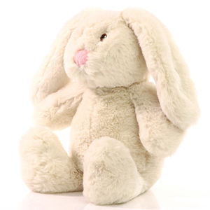 Peluche lapin rPET | Peluche publicitaire Crème 3