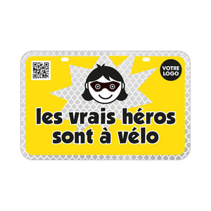 Plaque vélo écoconçue | Plaque de vélo personnalisée 3