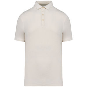 Polo maille gaufrée H | Polo personnalisé Ivory 4