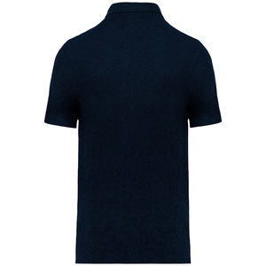 Polo maille gaufrée H | Polo personnalisé Navy Blue 3