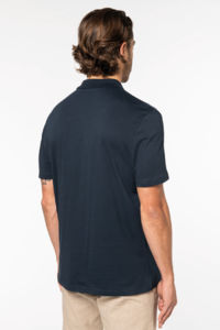 Polo coton bio H | Polo publicitaire Navy Blue 5