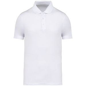 Polo coton bio H | Polo publicitaire White 2