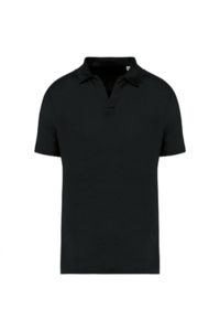 Polo lin H | Polo publicitaire Black