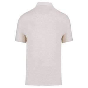 Polo recyclé H | Polo publicitaire Recycled cream heather 2