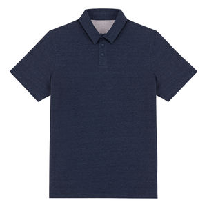 Polo recyclé H | Polo publicitaire Recycled navy heather 10