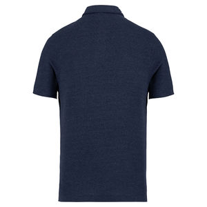 Polo recyclé H | Polo publicitaire Recycled navy heather 7