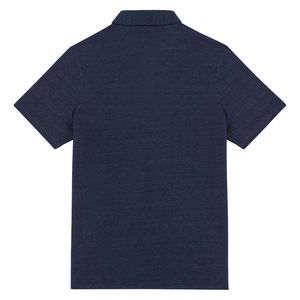 Polo recyclé H | Polo publicitaire Recycled navy heather 8