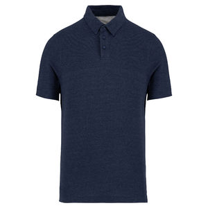 Polo recyclé H | Polo publicitaire Recycled navy heather 9