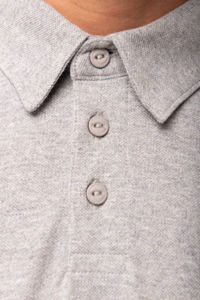 Polo recyclé H | Polo publicitaire Recycled oxford grey 6