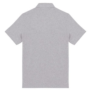 Polo recyclé H | Polo publicitaire Recycled oxford grey 8
