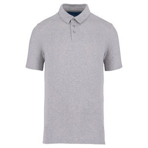 Polo recyclé H | Polo publicitaire Recycled oxford grey 9